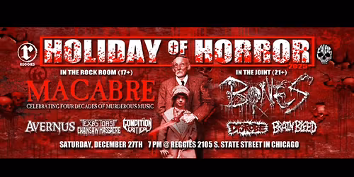 HOH 2025: MACABRE, AVERNUS, BONES, TTCM, BRAINBLEED, DISROBE & CONDITION CRITICAL