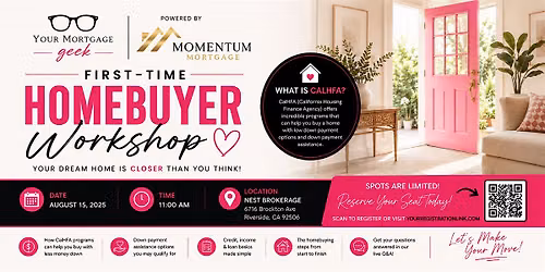 First Time Homebuyer Workshop