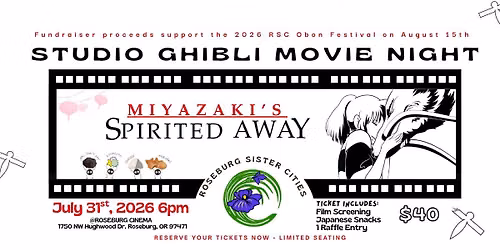 Studio Ghibli Movie Night - Spirited Away 