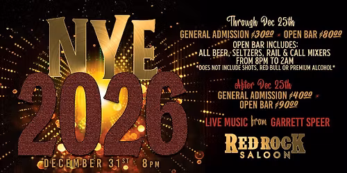 Red Rock'n NYE 2026