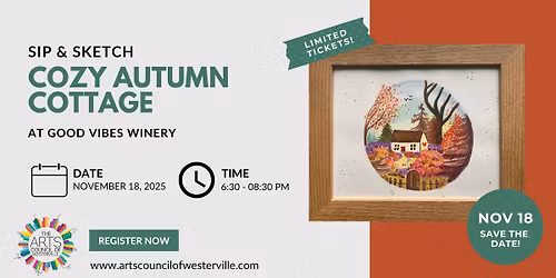 November Sip & Sketch at Good Vibes Winery