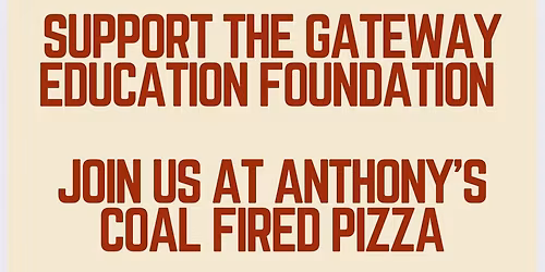 Anthony\u2019s Coal Fired Pizza Fundraiser