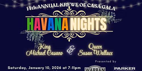 Krewe of CASA Gala 2026: Havana Nights