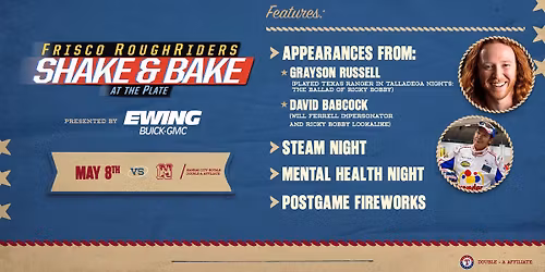 Shake & Bake at the Plate pres. by Ewing Buick GMC