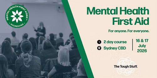 Mental Health First Aid - Sydney (2 day course)