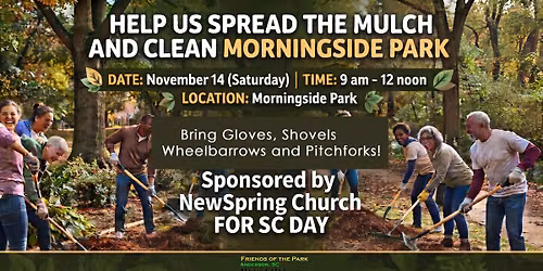 SC Day Clean Up at Morningside Park Sponsored by NewSpring