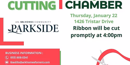Ribbon Cutting - Parkside, An ARK Homes Community