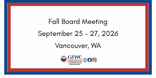 GFWC-WS Fall Board Meeting