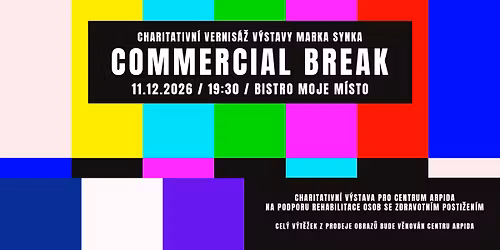 Charitativn\u00ed vernis\u00e1\u017e v\u00fdstavy: Marek Synek - Commercial Break