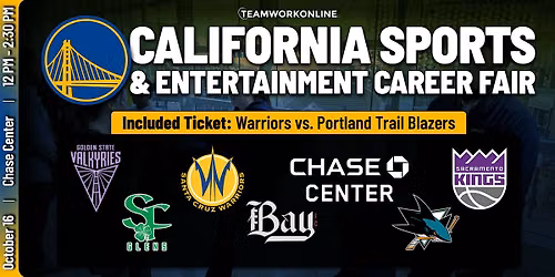California Sports & Ent. Career Expo hosted at the Chase Center