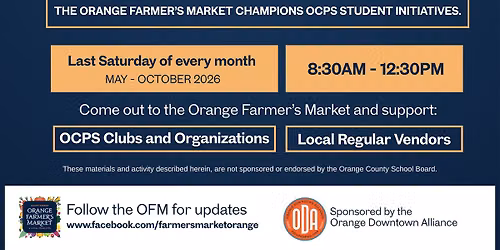 OCPS Fundraiser Markets