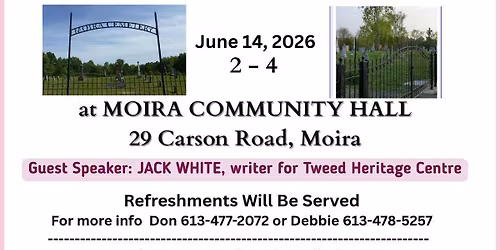 Moira Cemetery Memorial Day