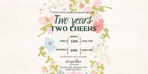 Two Years, Two Cheers! Customer Appreciation Weekend