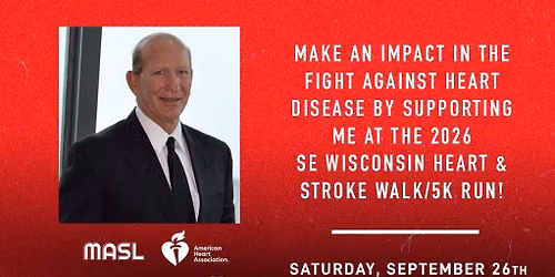 Join Keith Tozer & Carrie at the SE Wisconsin Heart & Stroke Walk\/5k Run