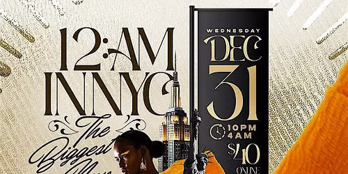 "12 AM IN NYC" The Biggest NYE Party