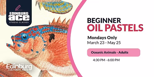 Adults Beginner Oil Pastel- Oceanic Animals