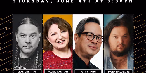 Live Wire with Sean Sherman, Jackie Kashian, Jeff Chang, and Tyler Ballgame
