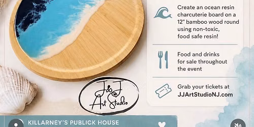 Make your own Ocean Resin Charcuterie Board