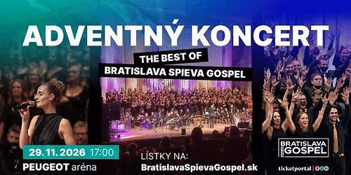 Adventn\u00fd koncert The Best Of Bratislava Spieva Gospel