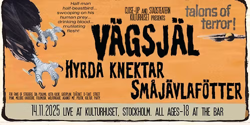 V\u00c4GSJ\u00c4L \u2013 HYRDA KNEKTAR \u2013 SM\u00c5J\u00c4VLAF\u00d6TTER