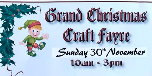 Bluebirds Social Club Christmas Craft Fayre.