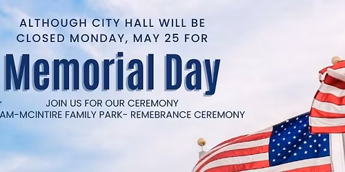 City of Hayden Memorial Day Ceremony 2026