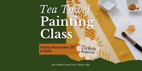 Tea Towel Painting Class