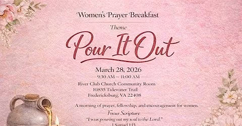 Women\u2019s Prayer Breakfast \u201c Pour it Out\u201d
