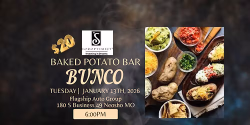 BUNCO - Baked Potato Bar