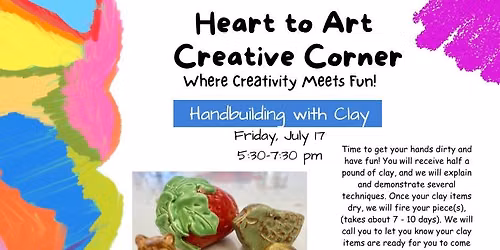 Handbuilding with Clay!