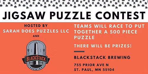 ROM COM THEMED Team Jigsaw Puzzle Contest at BlackStack Brewing - July 2026