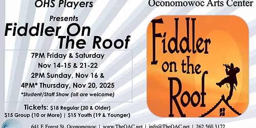 Fiddler On The Roof - OHS Players