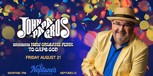 John \u201cPapa\u201d Gros Bringing New Orleans Funk to Cape Cod