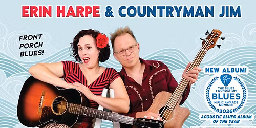 Erin Harpe & Countryman Jim come to Huey\u2019s Poplar in Memphis!