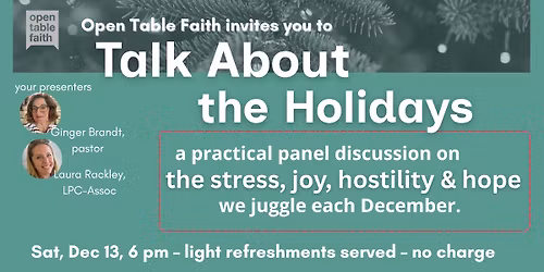 Let's Talk About the Holidays!