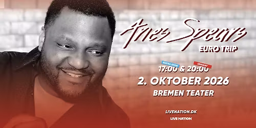 Aries Spears: Aries Spears Live | Bremen Teater | 2. oktober 2026 - UDSOLGT