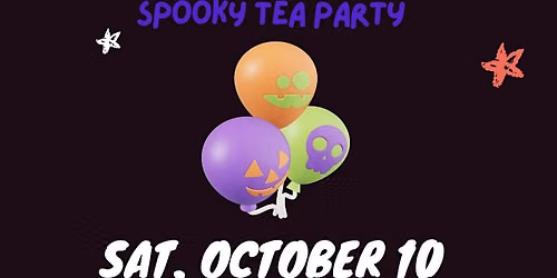 Sip and paint spooky tea party