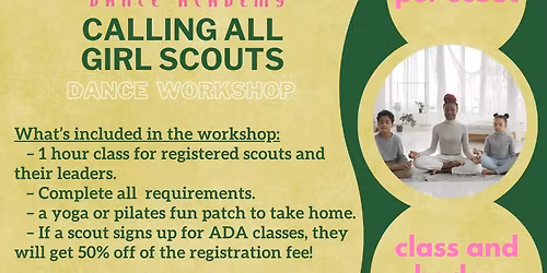 Girl Scout Dance Fun Patch Workshop