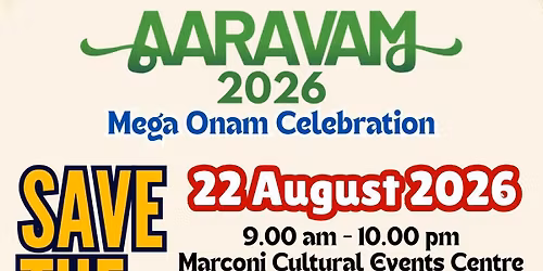 Aaravam 2026 - Mega Onam Celebration