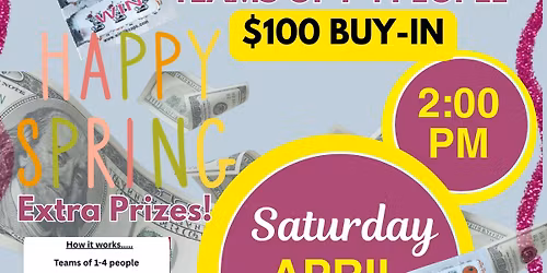 Monthly Pull Tab Tournament~ Tab It & Cash It~