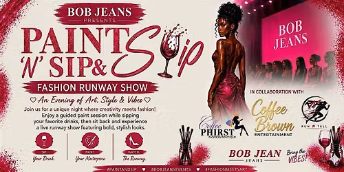 Paint and Sip Fashion Show