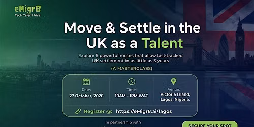 Move & Settle in the UK as a Talent Masterclass
