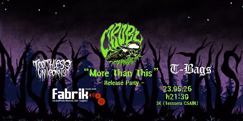 Crobu - "More Than This" Release Party