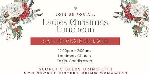 Ladies Christmas Luncheon