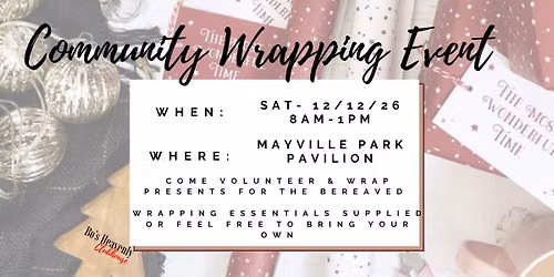 Community Wrapping Volunteer Event 2026