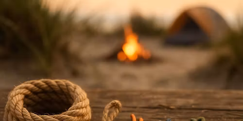 troop meeting - knot tying