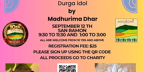 Agomoni's CPA team presents : Ganesh or Durga Idol making workshop
