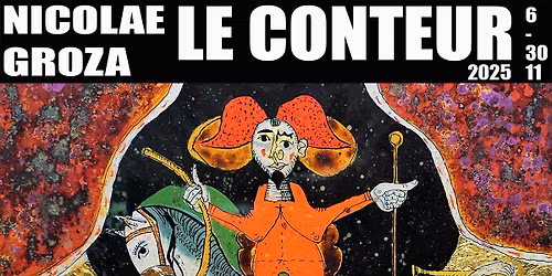 Nicolae Groza, "Le conteur", peintures sur verre