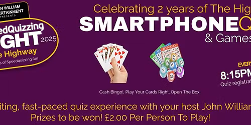 The Highway smartphone quiz & games night