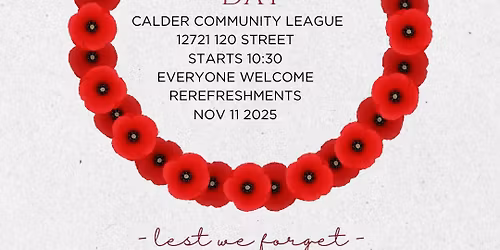 Remembrance Day Ceremony